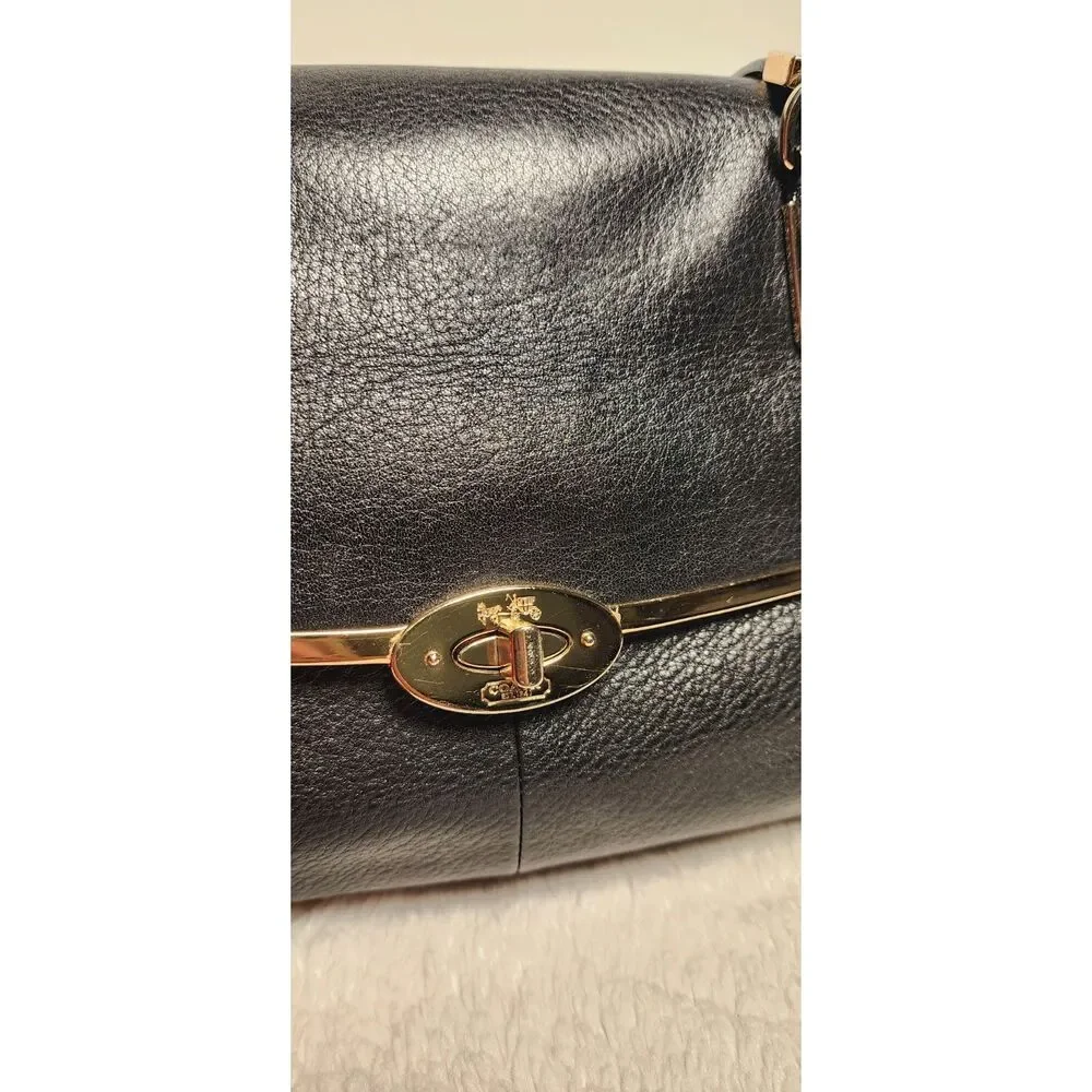 Coach Madison Madeline East/West Satchel 25169 – Black/Gold